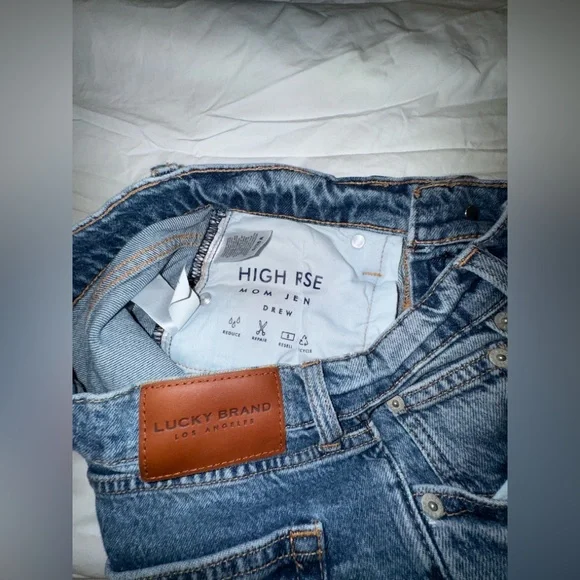 Lucky Brand Women's Straight Leg Blue Jeans - Picture 4 of 6